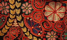 Полифония цвета казахской народной вышивки
