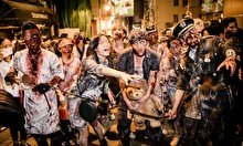 Вечеринка Zombie gala в Marrone Rosso