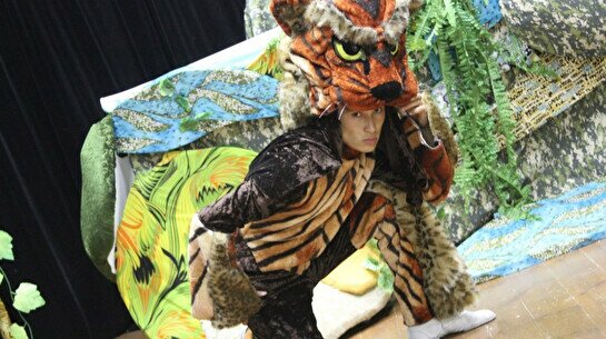 Детский спектакль «Маугли» в театре Кукол на казахском языке