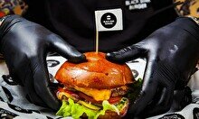 Страшно мощная тусовка в Black Star Burger