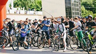 Велопарад посвящённый Дню Победы