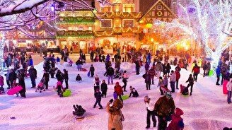 Ледовый городок «Astana Muz Fest»