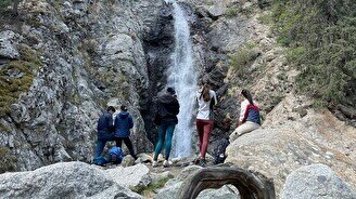 Водопады Барскоон в Кыргызстане