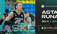 Матч Лиги ВТБ: «Astana» vs «Runa»