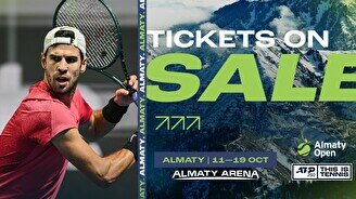 Теннисный фестиваль Almaty Open ATP 250 (17 октября, 19:00)