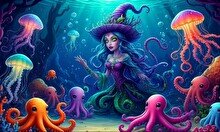 Кукольный спектакль «Цветной переполох на дне морском»