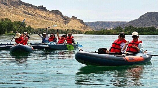 Сплав по реке Или на каяках