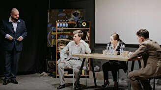 Спектакль «Кандидаты» (гастроли Шымкентского независимого театра «Разработка»)