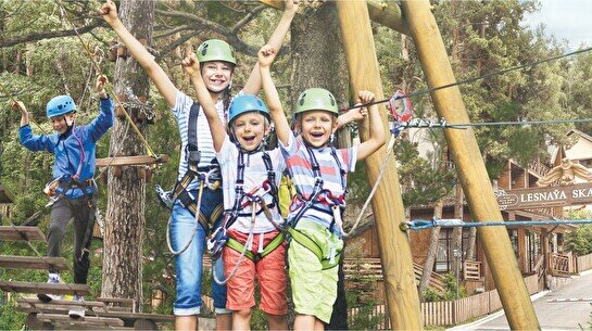 Комбо веревочный парк