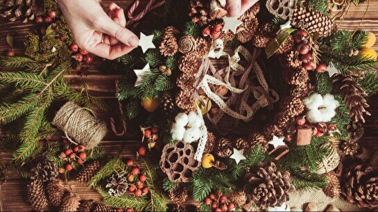 Винная дегустация «Создай свой хвойный подсвечник  с бокалом вина»