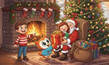 Новогодняя ёлка в детском центре UGUSHA