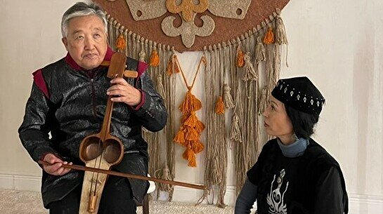 Кобыз-медитация в студии Jaryq