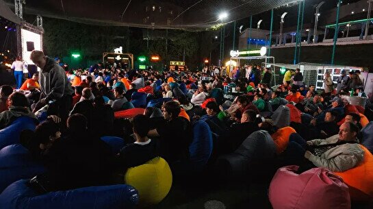 Трансляция Финала Лиги Чемпионов под открытым небом в Velvet Sport Villa