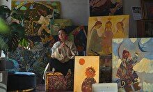 Открытие выставки Айгерим Карибаевой «Моё небо надо мной»