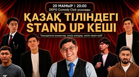Қазақ тіліндегі Stand Up кеші