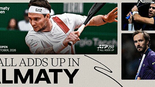 Турнир Almaty Open ATP 250 (25 октября 12:00)